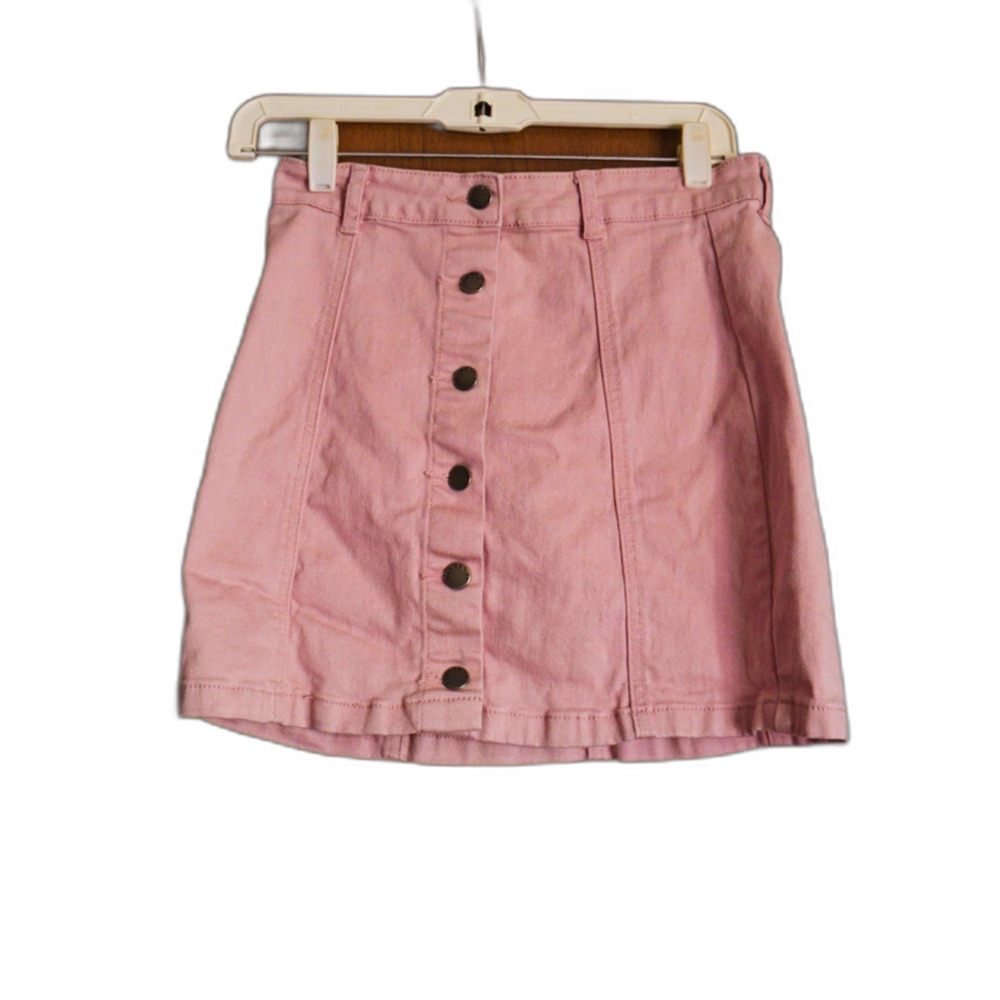 Forever 21 Pastel Pink Grunge Barbiecore Mini Skirt Size M